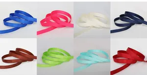 Detailed grid showing 8 colors of high-quality grosgrain ribbons for DIY hair accessories