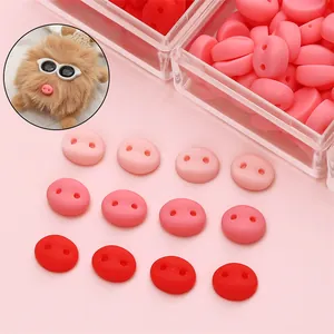 Acrylic Pig Nose Oval Cartoon Beads For DIY Plush Toy Doll Clothing Decoration Handmade Crafts Jewelry Making Accessories