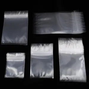 Verdickte Transparente PE Ziploc Beutel Für DIY Schmuck Aufbewahrung Klare Kunststoff Selbstversiegelnde Beutel Verpackung