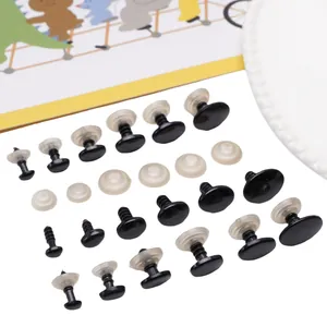 Acrylic threaded doll safety eyes with washers for DIY handmade plush toy accessories