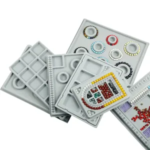 Plateau de conception de bijoux professionnel pour bricolage avec échelles de mesure