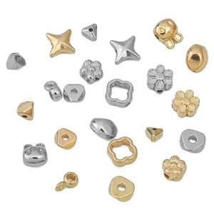 Gouden en zilveren CCB plastic kralen in ster- en diervormen voor DIY sieraden maken
