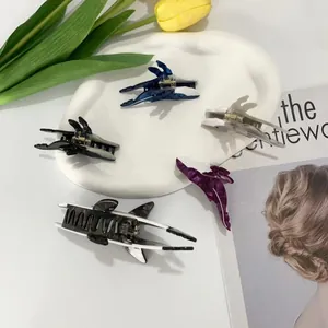 Acetate Whale Orca Hair Claw Clip Ocean Animal Pattern Hair Accessory For Women Girls Cute Large Hair Styling Tools