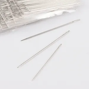 Stainless Steel Large Eye Sewing Needles Set For Hand Sewing Embroidery Cross Stitch DIY Craft Home Repair Tool Accessory