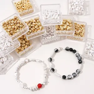 DIY copper matte irregular beads for jewelry making in silver and gold finishes
