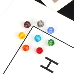 Set di perle di vetro cristallo sfaccettato da 4mm per gioielli fai da te e artigianato