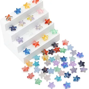 Lot de perles de verre en forme d'étoile de mer pour création de bijoux DIY sur support