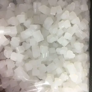 Macro shot of bulk translucent heart and star shaped silicone earring backs for DIY jewelry