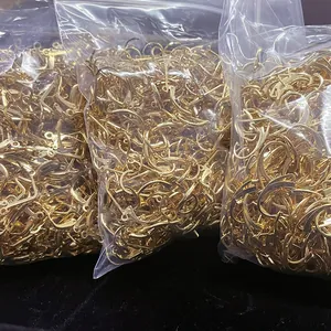 Gouden oorbelhaken in bulkverpakking voor DIY sieraden maken en hobbybenodigdheden gereedschap