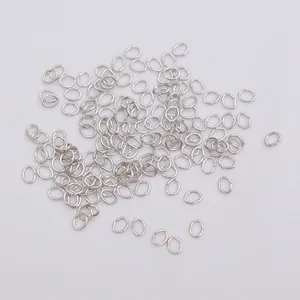 Ασημένιοι οβάλ κρίκοι 14K gold filled για DIY κατασκευή κοσμημάτων και συνδέσμους