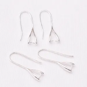 Zilveren 14k goud gevulde U-oorhaken met knijpsluiting voor DIY sieraden maken set