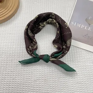 Πολυλειτουργικό τετράγωνο μαντήλι 58x58cm με σχέδιο paisley και έθνικ τυπώματα