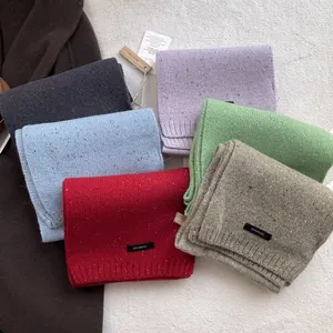 Cozy 100% wool knitted scarf collection for men and women in various seasonal colors