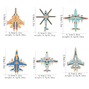 Lot de pins en émail d'avions militaires avec avions de chasse et hélicoptères