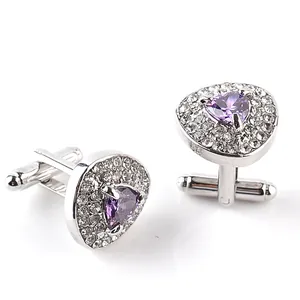 Vintage Legering Strass Manchetknopen Voor Heren Dames Geometrisch Opengewerkt Hof Stijl Kristal Versierde Formele Zakelijke Manchetknopen Sieraden