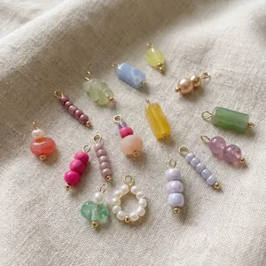 Roestvrijstalen Ketting In Chinese Stijl Met Ovale Synthetische Jade Hanger Voor Dames 18K Verguld Acryl Kunstparel Sieraden Cadeau