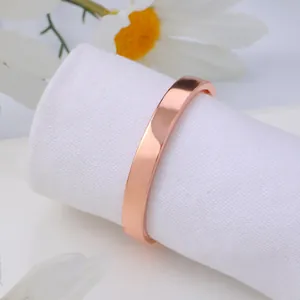 Alloy Electroplated Round Napkin Rings Set Minimalist Metal Napkin Buckle Holder For Hotel Dining Table Wedding Party Decor