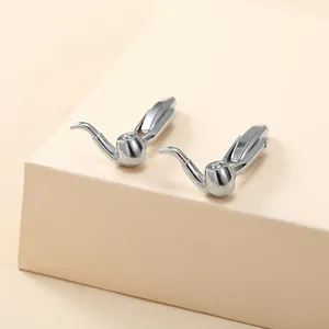 Men Business Alloy Pipe Shape Cufflinks Silver Plated Creative Humorous Shirt Cuff Links Jewelry Accessory For Banquet Office