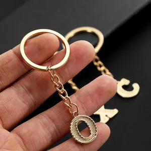 Goldener Schlüsselanhänger mit den Buchstaben O, C und X als modisches Accessoire
