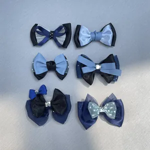 Lazo Hecho A Mano Accesorios De Joyería DIY Cinta De Satén Organza Con Diamantes De Imitación Para Decoración Ropa Bolsos Regalos Mujer Niños