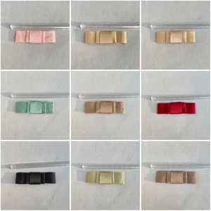 Handmade Satin Bowknot Decoration Accessories For DIY Hair Clips Shoes Clothing Bag Multi Color Sweet Ribbon Bow Tie