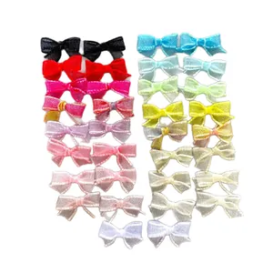 Colorful mini mesh bowknot accessories set for DIY crafts and doll clothing accessories