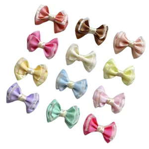 Kleurrijke DIY gaasstrikken set voor haaraccessoires en decoratie van kledingstukken