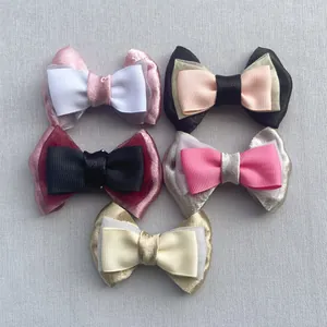 Handmade Multi-Layer Ribbon Satin Mesh Bow Appliques DIY Material For Hair Accessories Doll Skirt Pet Hairpin Bag Decorations