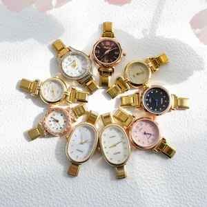 Collection de montres à quartz élégantes pour femmes avec bracelets gourmettes et cadrans