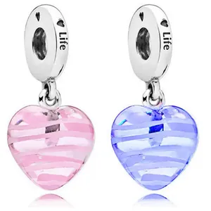 Charm Pendentif Cœur en Alliage Avec Gravure Life Accessoire de Bijoux DIY pour Bracelet Collier Création de Bijoux Femme