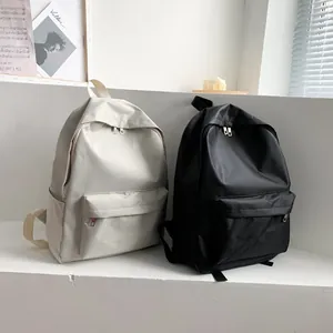 Japans Minimalistisch Oxford Stof Rugzak Grote Capaciteit Effen Kleur School Reistas Voor Mannen Vrouwen Casual Daypack