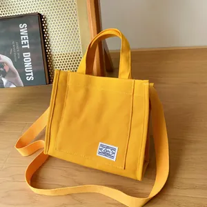 Women's Casual Thick Canvas Tote Bag Large Capacity Tie-Dye Marble Print Shoulder Bag Korean Fashion Crossbody Handbag