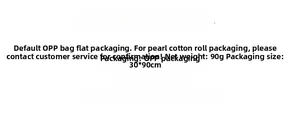 Floral wall decal packaging specs: 30x90cm size, 90g net weight in protective OPP bag