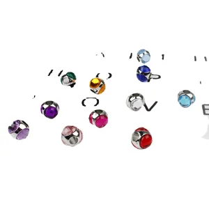 Colorful crystal water drop charms with metal base for DIY jewelry making and bracelets