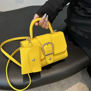Women's Fashion Crossbody Bag PU Leather Mini Satchel Purse With Coin Pouch Minimalist Retro Handbag Daily Matching