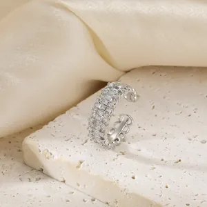 Vintage gold plated open ring with colorful zircon stones in a retro crown lace design