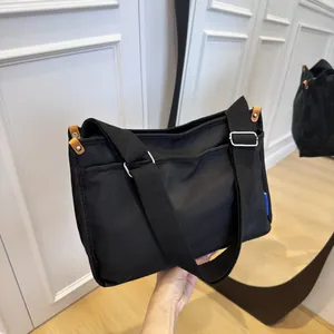 Large Capacity Nylon Messenger Bag Casual Korean Style Crossbody Bag For Women Men School Travel Streetwear Shoulder Bag