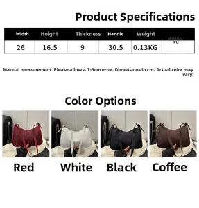 Λεπτομερείς διαστάσεις και χρώματα για την τσάντα μπαγκέτα με ανάγλυφο σχέδιο κροκόδειλου