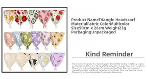 Makro-Detail des handgehäkelten Dreieckstuchs mit lebhaften gestrickten Blumenmustern