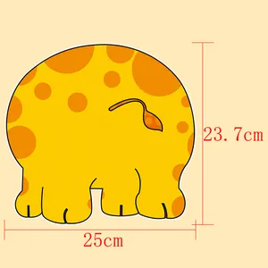 Guide de dimensions détaillé montrant la hauteur de 23,7cm et la largeur de 25cm du fanion
