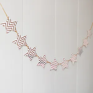 Star-shaped patriotic party banner with metallic wavy pattern for outdoor tent decoration