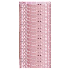 Pink shimmering square sequin backdrop panel for party wall decoration and celebrations