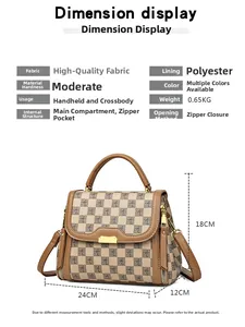 Detailed size chart for minimalist tote bag showing 24x12x18cm dimensions and internal structure