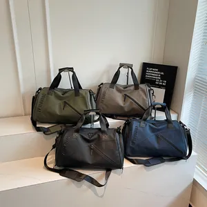 Bolso de viaje impermeable para deporte y fitness en cuatro colores con correa de hombro