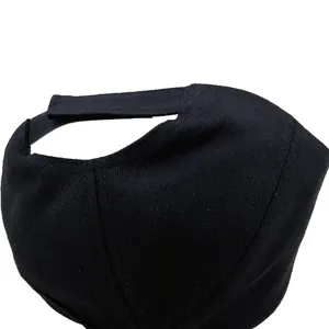 Kinder Baseballkappe in Schwarz mit Klettverschluss und hochwertigem Baumwoll-Twill-Stoff