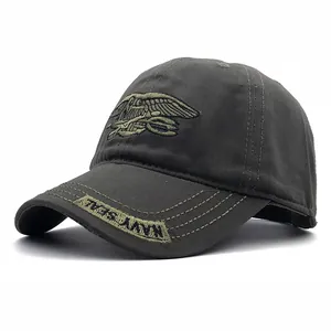 Outdoor Taktische Tarnung Baseball Kappe Für Damen Herren Verstellbare Baumwolle Sonnenschutz Hut Mit Stickerei Militär Stil