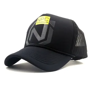 Gorra de Camionero de Malla con Alfabeto NPC Ajustable Transpirable Gorra de Béisbol Sombrero de Sol de Verano para Hombre Mujer Streetwear