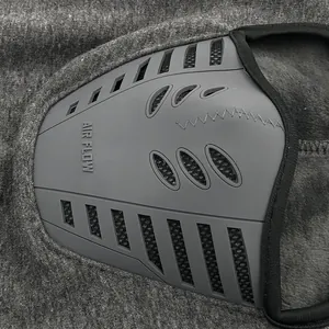 Fleece lined winter cycling mask featuring high-quality air flow ventilation mesh