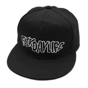 Unisex Cotton Letter Embroidered Flat Brim Baseball Cap Hip Hop Snapback Sun Hat Streetwear Breathable Adjustable Fashion Hat