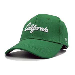 California Letter Embroidery Cotton Baseball Cap Adjustable Sun Hat For Men Women Outdoor Casual Curved Brim Dad Hat